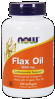Organic Flax Oil (250 softgels 1000 mg)